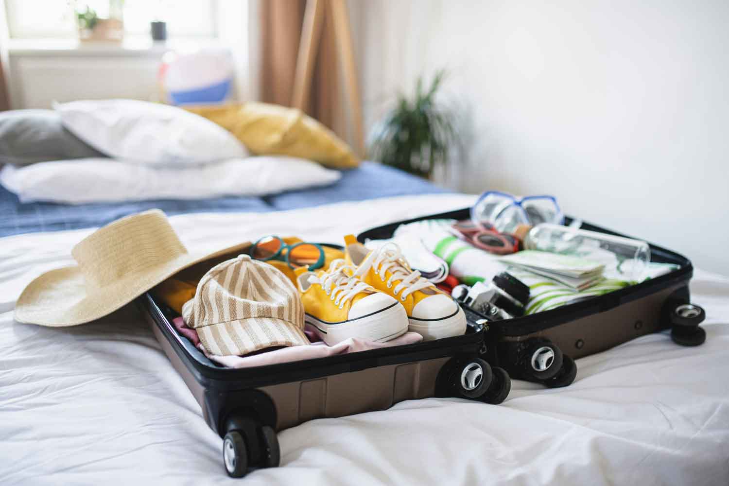 Packing suitcase for Costa Rica